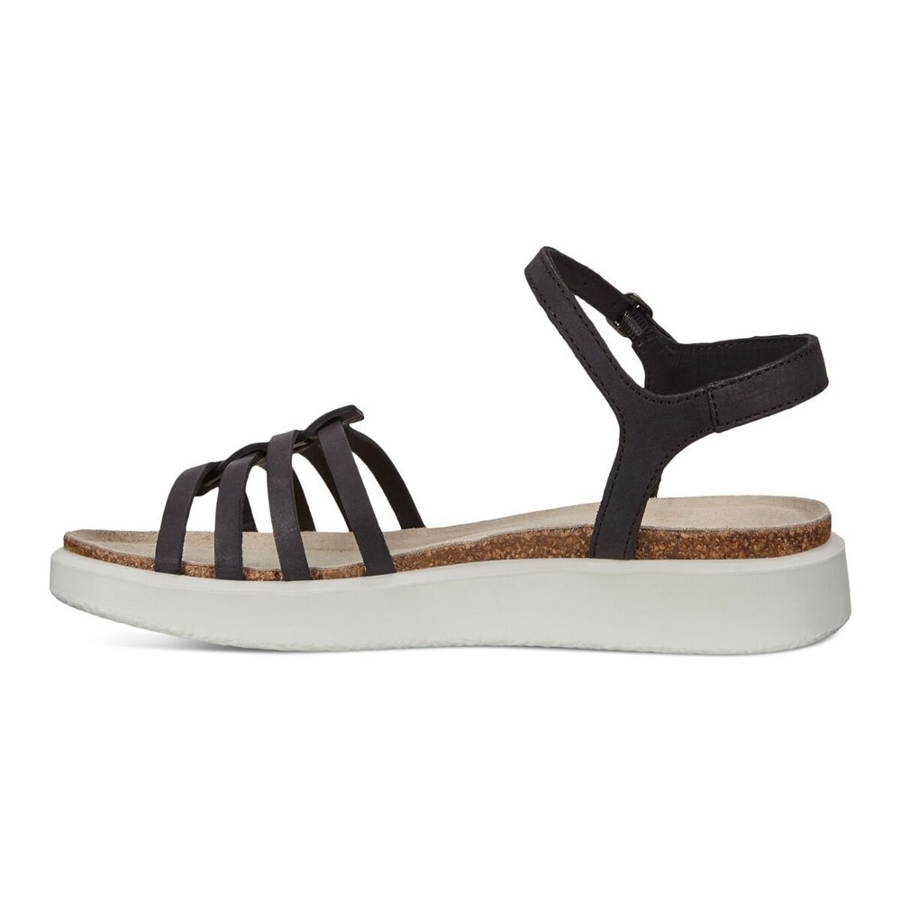 Sandalias Mujer - ECCO Corksphere Strappy - Negros - PFA748965